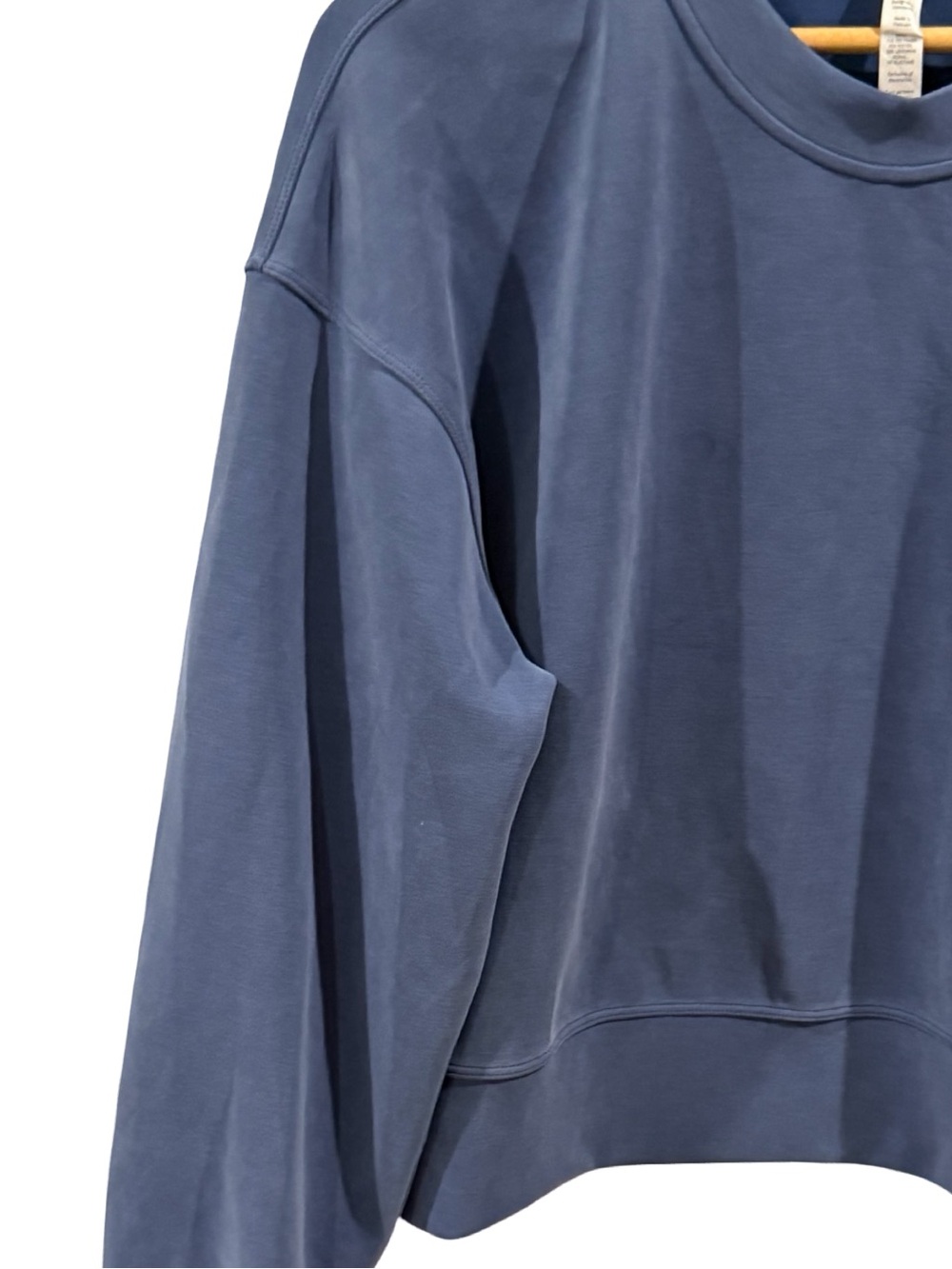 Womens Lululemon Perfectly Oversize Cropped Crew soft streme size 6 - Picture 4 of 8
